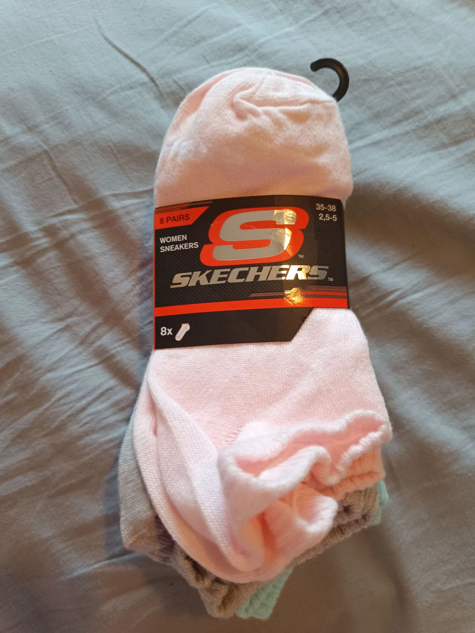 🧦 PACK VAN 8 PAREN SKECHERS VROUWEN SOKKEN (MAAT 35-38) - NIEUWE ONGEDRAGEN 👟✨ – photo 4
